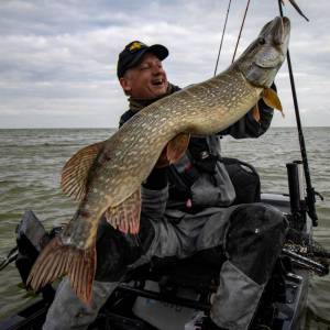 Dieser Hecht nahm die Tube 2.0. 