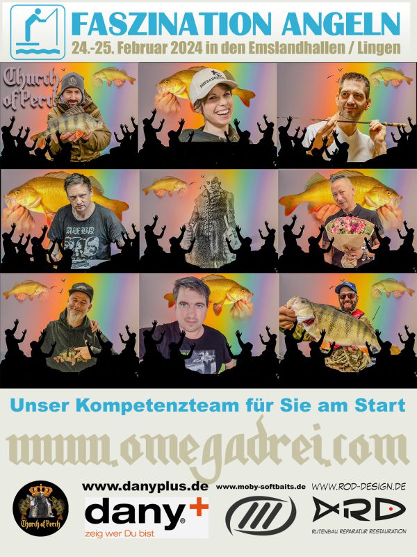 Omegadrei auf der Angelmesse in Lingen 24.-25.02.2024