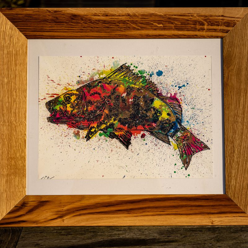 Kunstdruck NEONBARSCH VON Theo Nikolaidis 